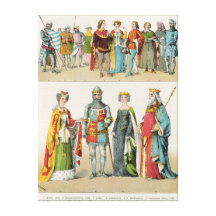 English Dress Canvas Prints