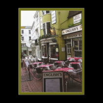 English Eatery Alley, Brighton (UK) Postcard postcards
