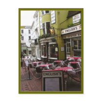 English Eatery Alley, Brighton (UK) Postcard