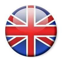 English Flag 2.0 magnets