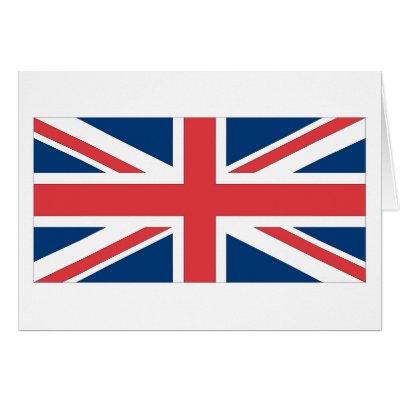 English Flag Card by worldflagtshirts