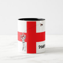 English flag-English cricket Barmy Army Mugs