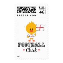 English Football Soccer Chick Postage Stamps stamps