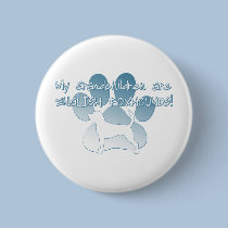 English Foxhound Grandchildren buttons by MenagerieMayhem English Foxhound Grandchildren buttons