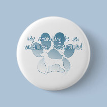 English Foxhound Granddog buttons by MenagerieMayhem English Foxhound Granddog buttons