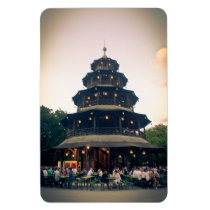 English Garden tower, Munchen Vinyl Magnets