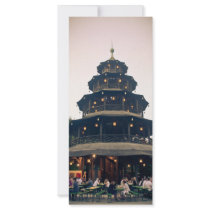 English Garden tower, Munchen Rack Card Template
