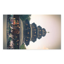 English Garden tower, Munchen Rectangle Stickers