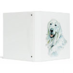 English Golden Retriever 3 Ring Binder