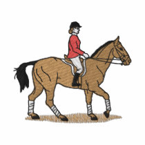 English Horse and Rider embroidered shirts by ZazzleEmbroidery English Horse and Rider embroidered shirts