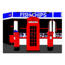 English Icons ACEO business cards
