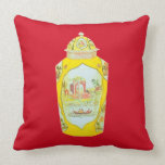 ENGLISH JAR PILLOW RED