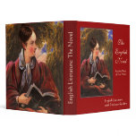 English Literary Lady Vintage Literature Studies Binders