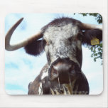 English Longhorn Cattle Cow Mousepad mousepads