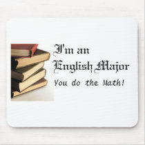 English Major Mousepad by katie_batt7 English Major Mousepad