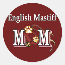 English Mastiff Mom Gifts Sticker