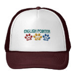 ENGLISH POINTER Mom Paw Print 1 Trucker Hat