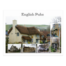 English Pub Scenes - Customized - Customized Postcard
