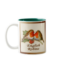 English Robins mugs