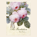 English Rose Retirement Party invitations
