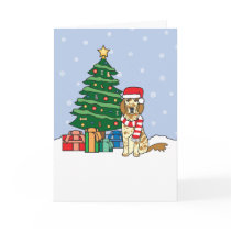 English Setter and Christmas Tree cards by khocker English Setter and Christmas Tree cards
