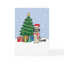 English Setter and Christmas Tree cards by khocker English Setter and Christmas Tree cards