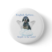 English Setter Angel - Button by GreyWolfCreation English Setter Angel - Button