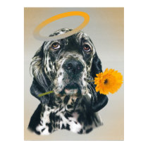 English Setter Angel Poster posters