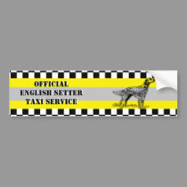 English Setter bumper stickers