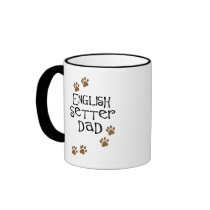 English Setter Dad Coffee Mugs