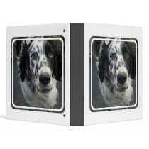 English Setter Dog Binder