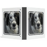 English Setter Dog Binder