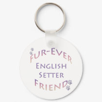 English Setter Furever keychains