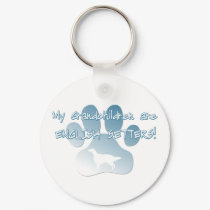 English Setter Grandchildren keychains