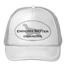 English Setter Grandpa Mesh Hat