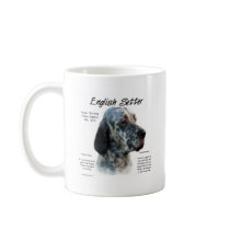 English Setter History Design Mug