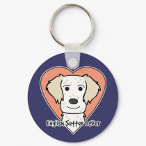 English Setter Lover keychains