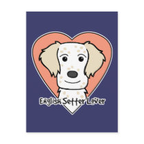 English Setter Lover postcards by dogcartoons English Setter Lover postcards