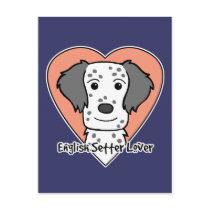 English Setter Lover postcards by dogcartoons English Setter Lover postcards