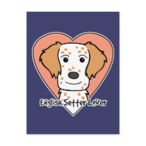 English Setter Lover postcards by dogcartoons English Setter Lover postcards