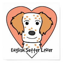 English Setter Lover posters