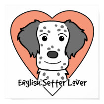 English Setter Lover posters