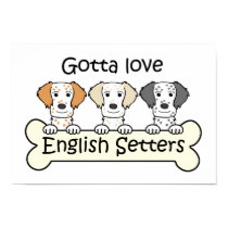 English Setter Lover posters