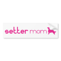 English Setter Mom Bumper Sticker