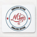 English Setter mom mousepad