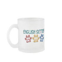 ENGLISH SETTER Mom Paw Print 1 mugs by poochloverstuff ENGLISH SETTER Mom Paw Print 1 mugs