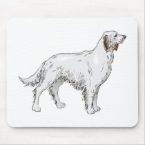 English Setter mousepads