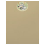 English Setter Plants and Oval Letterhead