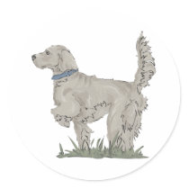 English Setter stickers by cutecanines English Setter stickers