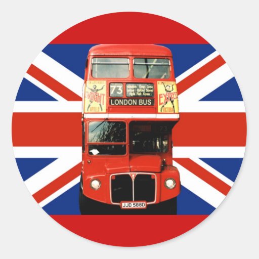 English Souvenir Stickers Zazzle